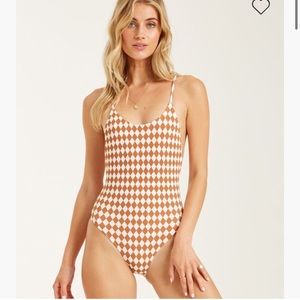 Billabong Wave Check One Piece Swimsuit